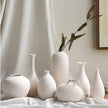 Nordic White Tabletop Vase