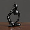 Abstract Thinker Statues