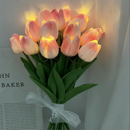 LED Tulip Artificial Flower Bouquet