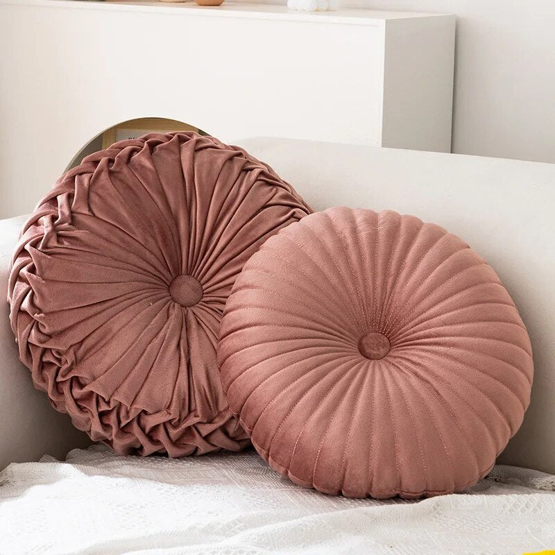 Round Plush Pumpkin Cushion