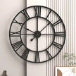 Metal Iron Roman Numeral 40cm 3D Wall Clock