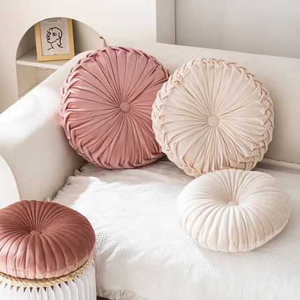 Round Plush Pumpkin Cushion