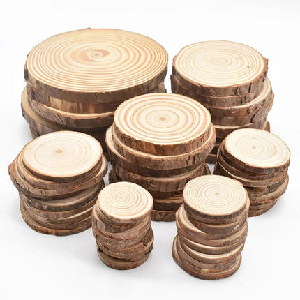 Pine Wood Slice Log Coasters