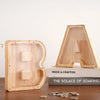 See-Through Alphabet Letters Piggy Bank