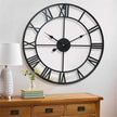 Metal Iron Roman Numeral 40cm 3D Wall Clock