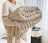 Plush Grooved Blanket