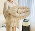 Plush Grooved Blanket