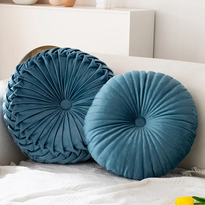 Round Plush Pumpkin Cushion