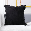 Pom Pom Corduroy Cushion Cover