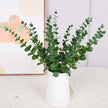 Artificial Green Plants Leave Greenery Stems (15pcs)