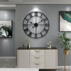 Metal Iron Roman Numeral 40cm 3D Wall Clock