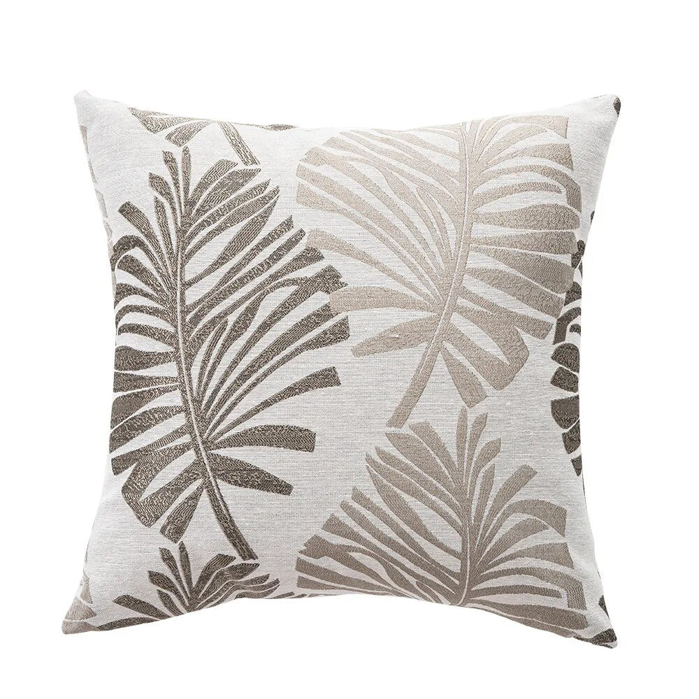 Plant Pattern Velvet Cushion Case