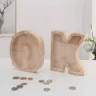 See-Through Alphabet Letters Piggy Bank