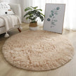 Round Plush Carpet Rug