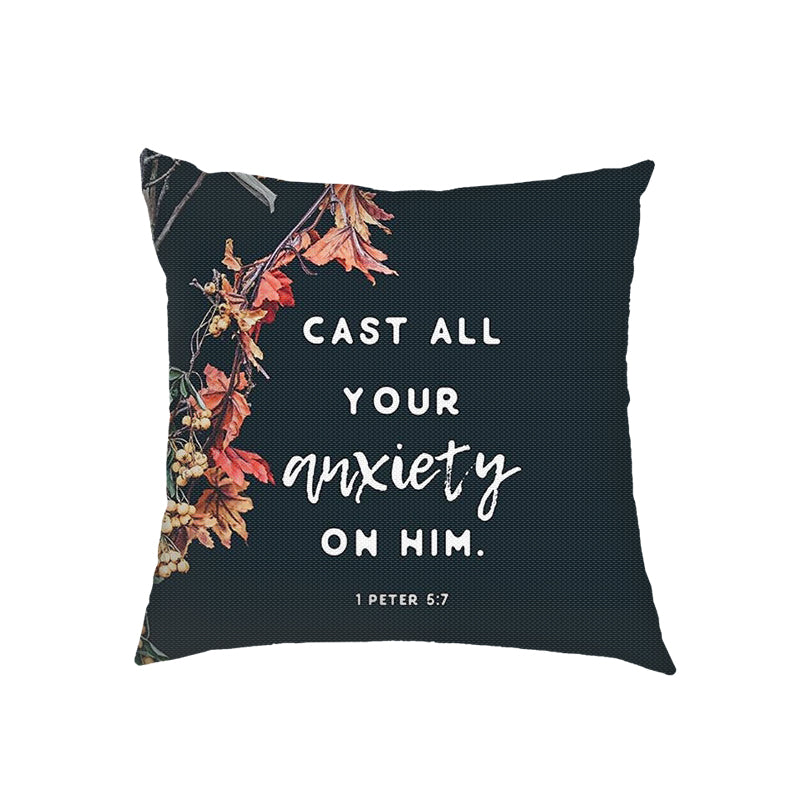 Blossom Faith Bible Verse Cushion Covers