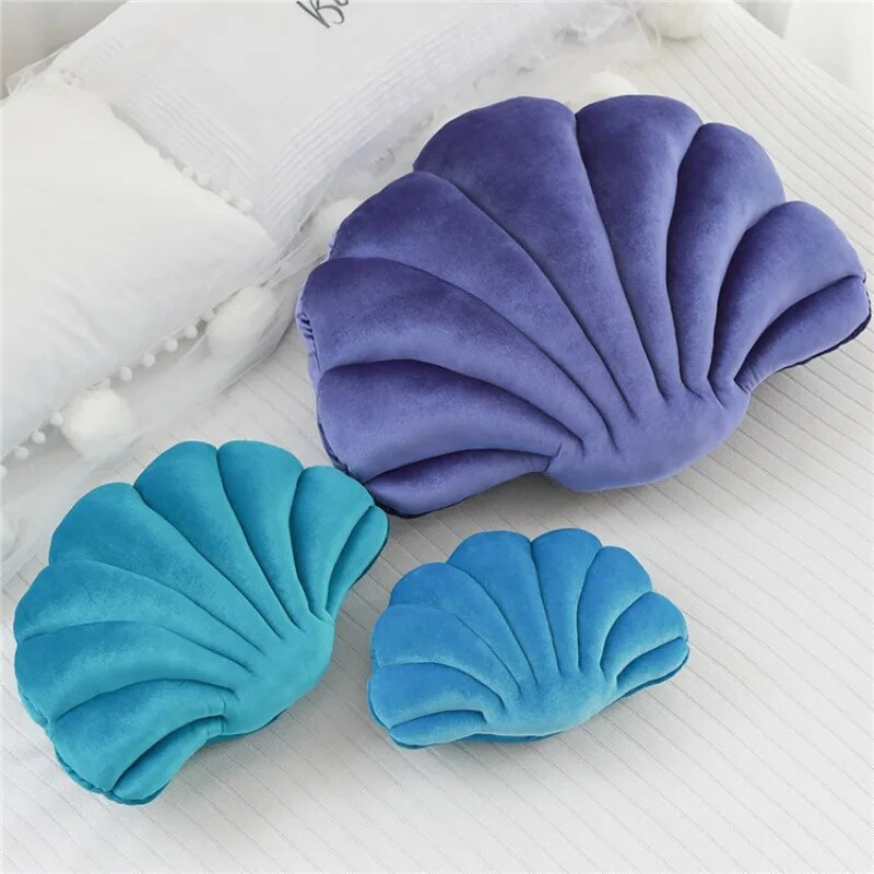 Shell Shaped Plush Cushion