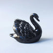 Black and White Swan Sculpture