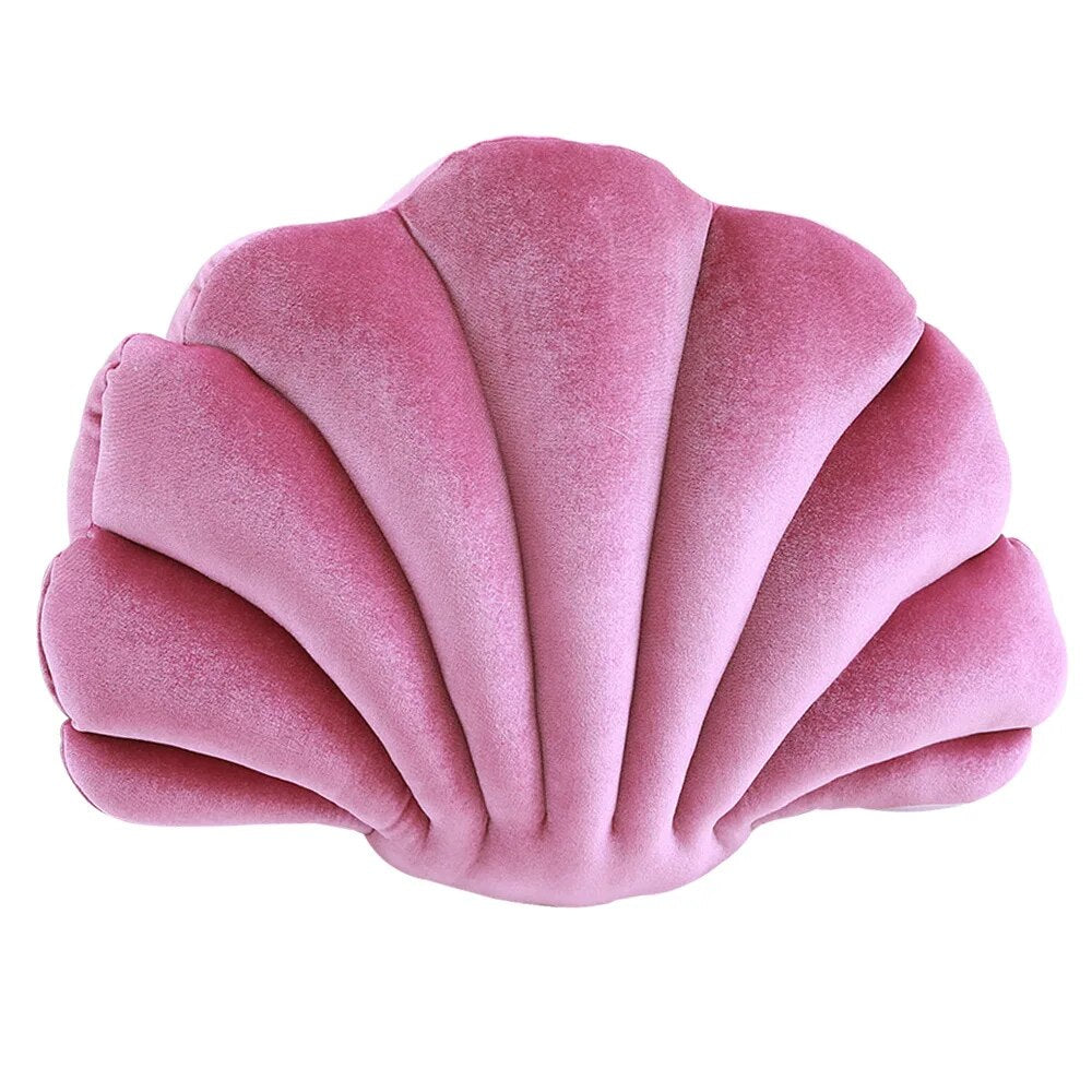 Shell Shaped Plush Cushion