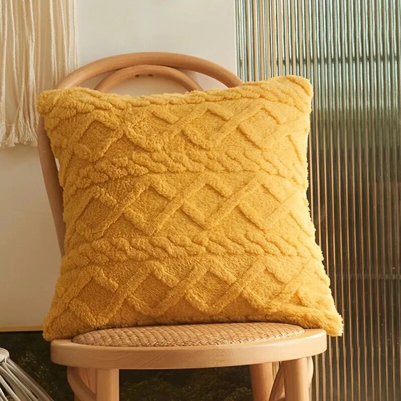 Twist Knitting Cushion Cover