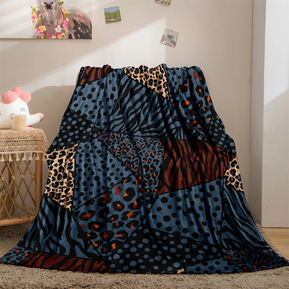 Animal Pattern Print Blankets