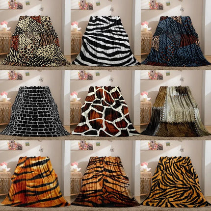 Animal Pattern Print Blankets