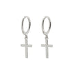 Christian Cross Sterling Earrings