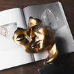 Kissing Couple Bronze Sculpture