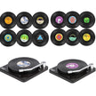 6 pcs Vinyl Records Coasters