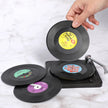 6 pcs Vinyl Records Coasters