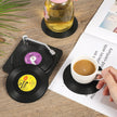 6 pcs Vinyl Records Coasters