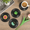 6 pcs Vinyl Records Coasters