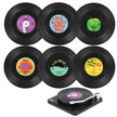 6 pcs Vinyl Records Coasters