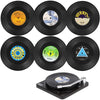 6 pcs Vinyl Records Coasters