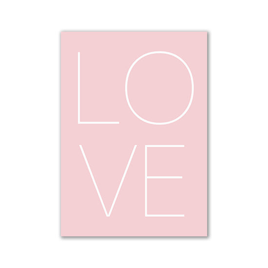 Pink Aesthetic Printed Wall Art