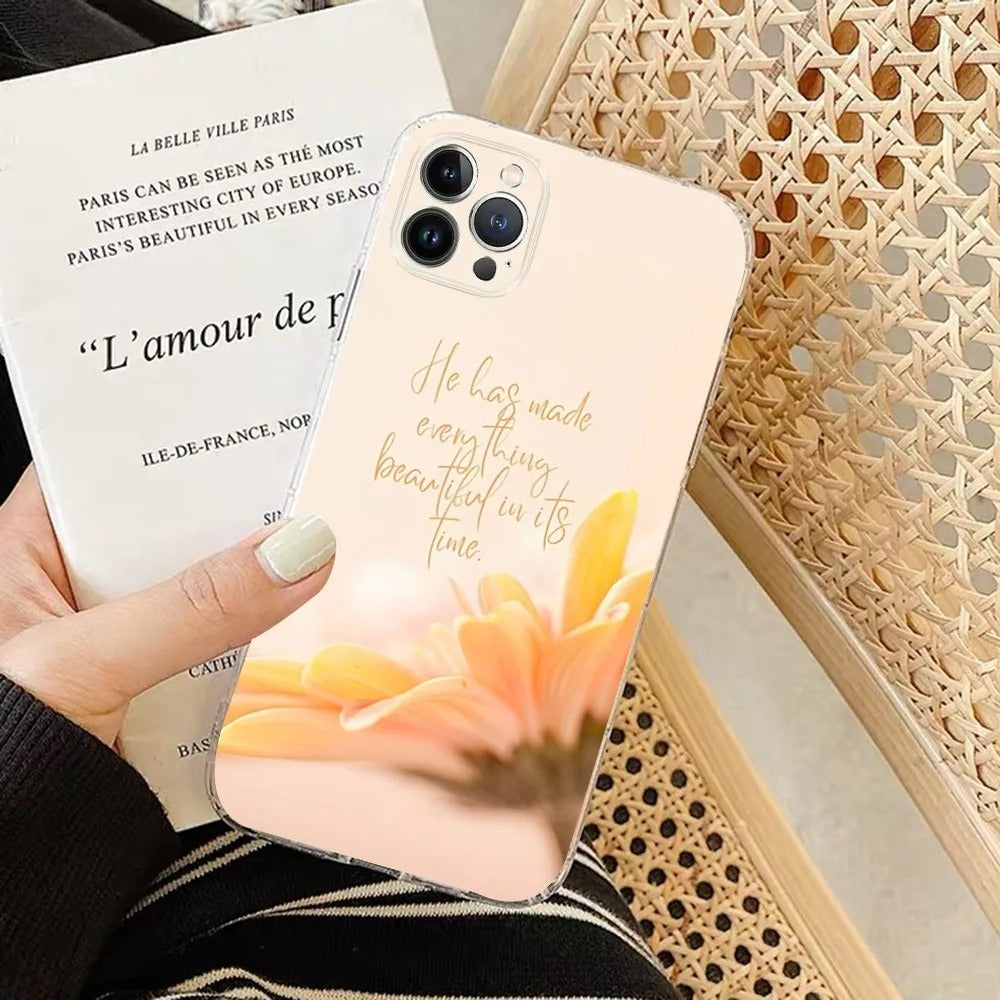 Neutral Bible Verse iPhone Cases