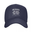 Jesus The Way The Truth The Life Baseball Cap