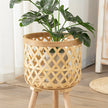 Woven Bamboo Flower Pot Display