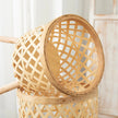 Woven Bamboo Flower Pot Display