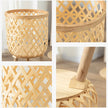 Woven Bamboo Flower Pot Display