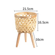 Woven Bamboo Flower Pot Display