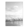 Coastal Beach Black and White Print Wall Art