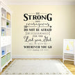 Be Strong and Courageous Joshua 1:9 Wall Decal