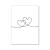 Hand in Hand Black and White Love Print Wall Art