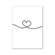 Hand in Hand Black and White Love Print Wall Art