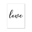 Hand in Hand Black and White Love Print Wall Art