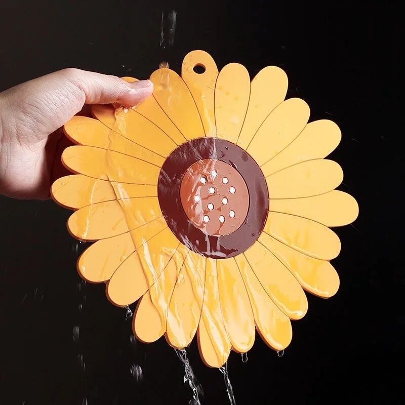 Sunflower PVC Coaster and Table Mat